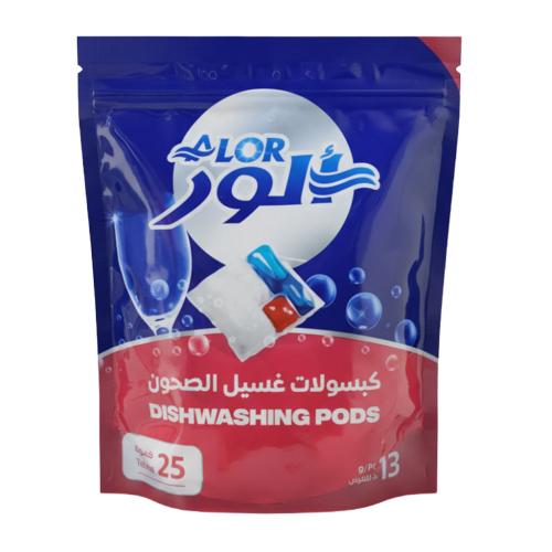 كبسولات غسيل الصحون من ألور – 25 كبسولة × 13 جرام
