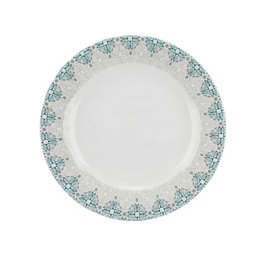 طقم صحون ميلامين دائري منقوش – 2 حبة - YL10308