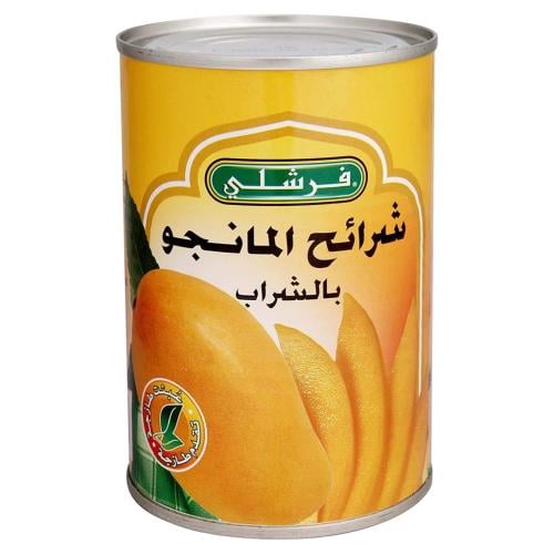 شرائح مانجو بالشراب من فرشلي – 425 جرام