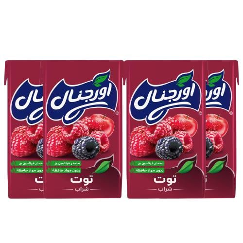 شراب التوت من أورجنال – 4 حبات × 250 مل