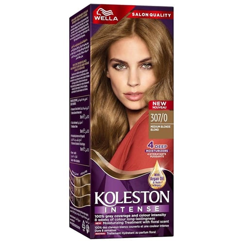 صبغة شعر أشقر متوسط 307/0 من ويلا – 110 مل
