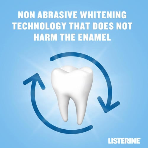 غسول فم أدفانسد وايت من ليسترين – 250 مل