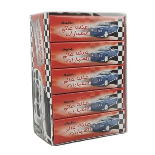 علكة عالم السيارات من باطوق – 1 عبوة × 20 حبة