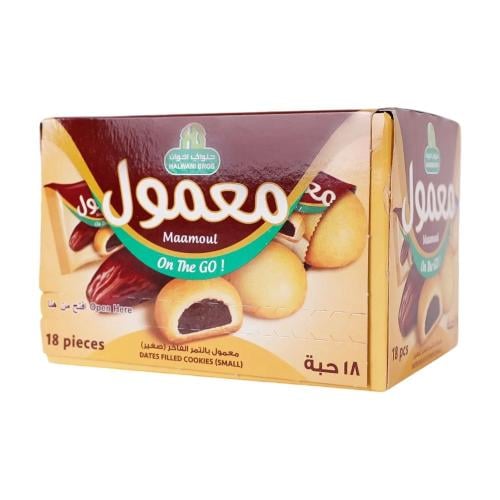 حلواني إخوان معمول بالتمر الفاخر صغير – 1 كرتون ×...