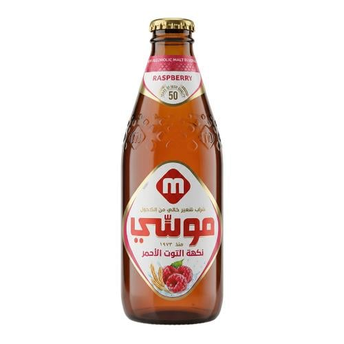 موسي شراب شعير بنكهة التوت الأحمر - 330 مل