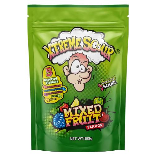 حلاوة حامضة صلبة بنكهة الفواكة المشكلة من اكستريم...