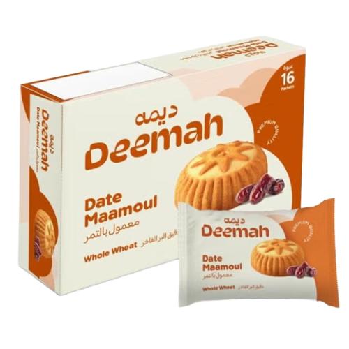 معمول بر بالتمر من ديمه – 1 كرتون × 16 حبة