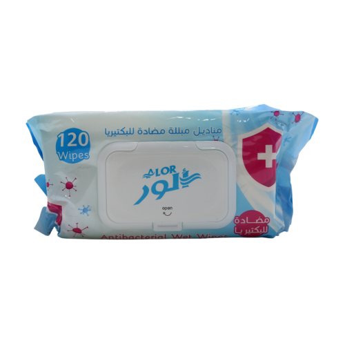 مناديل مبلله 120 حبه مضاد للبكتيريا من الور WS-401
