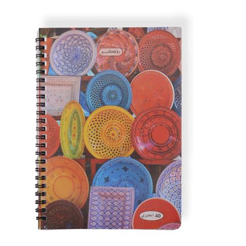 دفتر سلك روكو 40 ورقة انجليزي | 3 حبات |