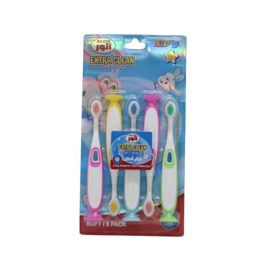 طقم فرش اسنان للاطفال الور