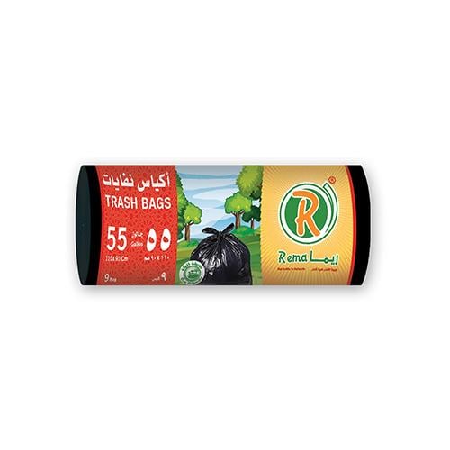 ريما اكياس نفايات 55 جالون 9 أكياس REMA