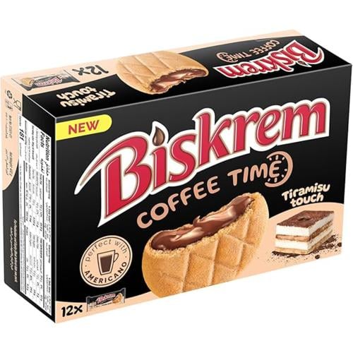 بسكويت كوفي تايم بنكهة التيراميسو من بسكريم – 12 ح...