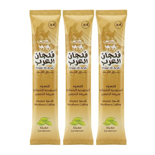 فنجان العرب قهوة سريعة التحضير بالهيل – 3 أظرف × 2...