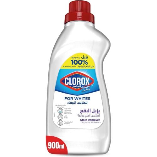 مزيل بقع للملابس البيضاء من كلوركس - 900 مل