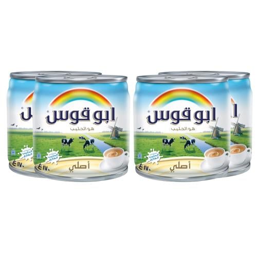حليب مبخر أبو قوس - 4 حبات × 170 جرام