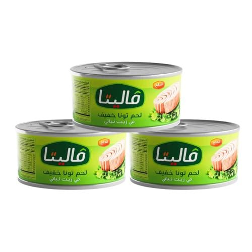 لحم تونة خفيف في زيت نباتي من فاليتا – 160 جم × 3...