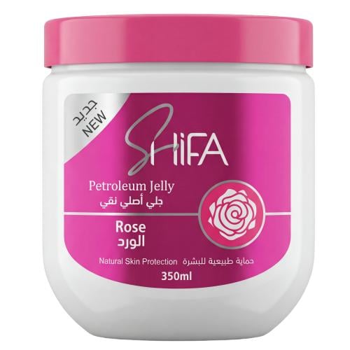 جلي نقي بالورد الأصلي من شفاء – 350 مل