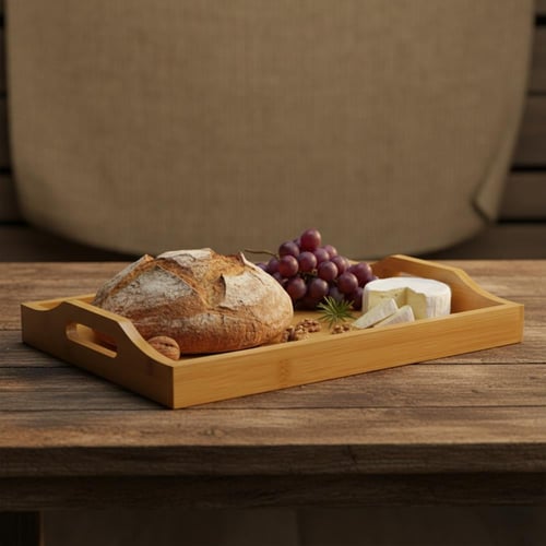 صحن تقديم خشبي مستطيل - AL-6286