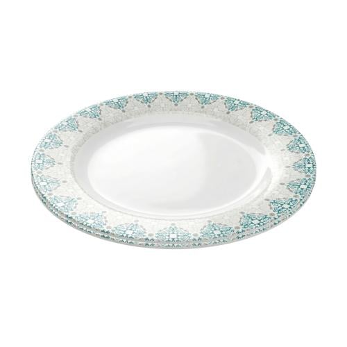 طقم صحون ميلامين دائري منقوش – 2 حبة - YL10308