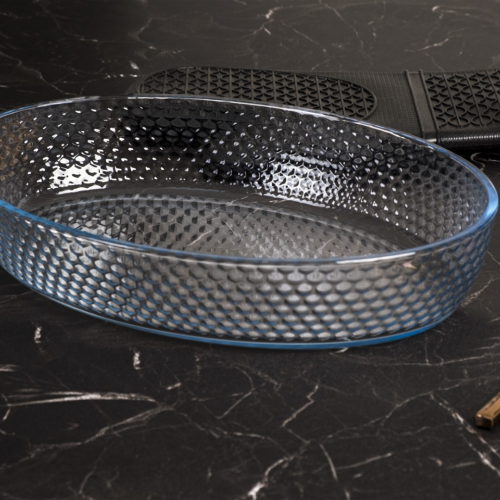 صينية فرن بايركس 1550cc بيضاوي - Petek-45584