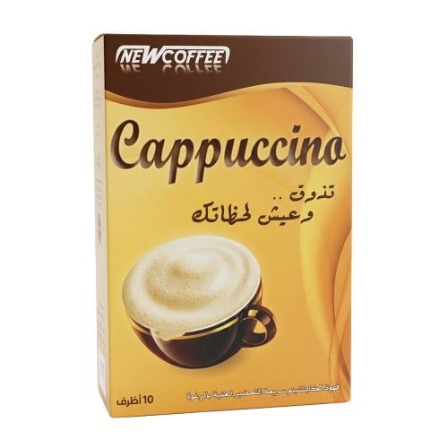 نيو كافي كابتشينو سريع التحضير – 1 كرتون × 10 أظرف