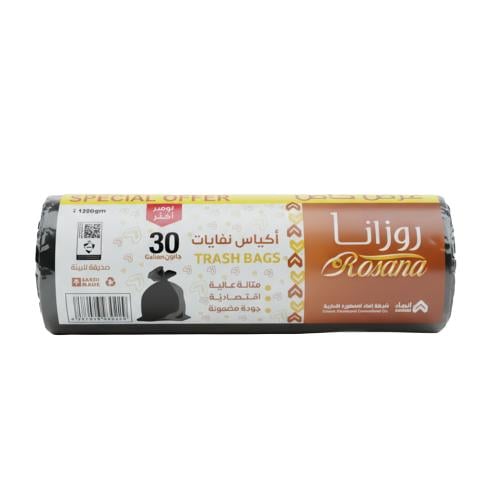 أكياس نفايات من روزانا – 30 جالون - 1200 جرام