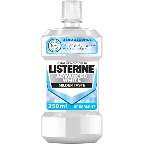 غسول فم أدفانسد وايت من ليسترين – 250 مل