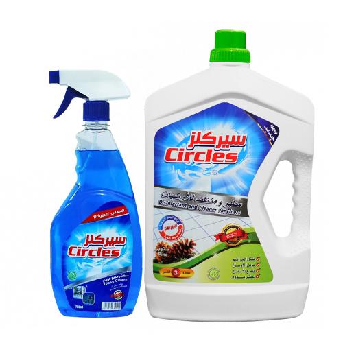 مطهر الأرضيات من سيركلز برائحة الصنوبر | 3 لتر + م...