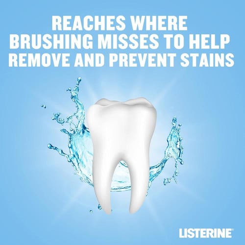 غسول فم أدفانسد وايت من ليسترين – 250 مل