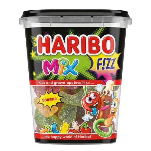 حلوى جيلي ميكس فِز الحامضة من هاريبو – 1 عبوة × 15...
