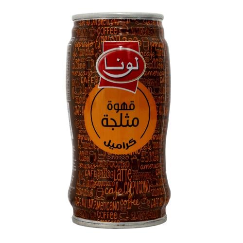 قهوة مثلجة كراميل جاهزة للشرب من لونا – 240 مل