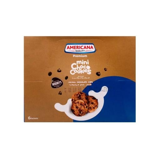 ميني كوكيز أمريكانا بريميوم بالشوكولاتة – ٦ عبوات...