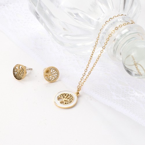 طقم الشجرة الشهيرابيض من Rony&Qafa