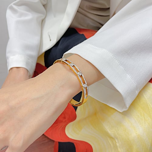 اسوارة روني كرستال ذهبي من Rony&Qafa