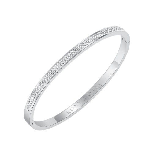 اسوارة فل كرستال فضي من Rony@Qafa