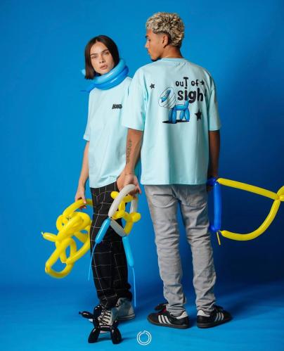 baby blue t shirt move