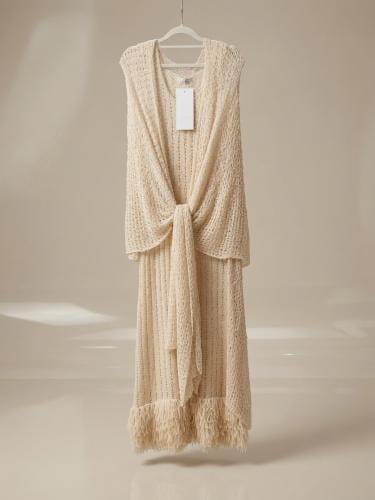 Light pink open jaket spanish dress