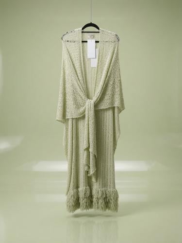 Pistachio open jaket spanish dress
