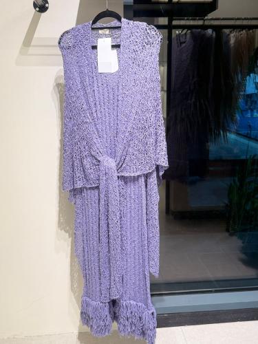 Purple open jaket spanish dress