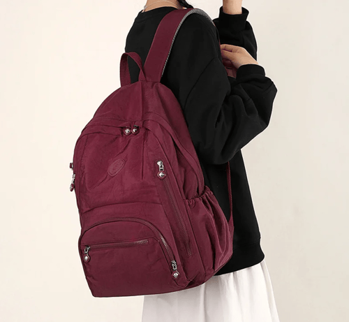 حقيبة مدرسية بعدة جيوب مقاومة للماء