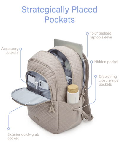 حقيبة BAGSMART المدرسية