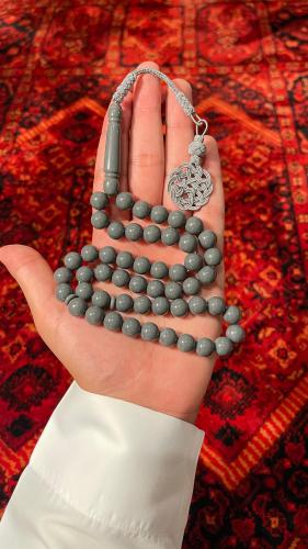 Gray Belgian blazer with copper buttons