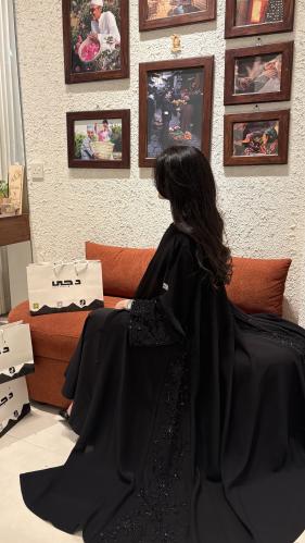 عبايه همس شك يدوي ع جوانب الكم