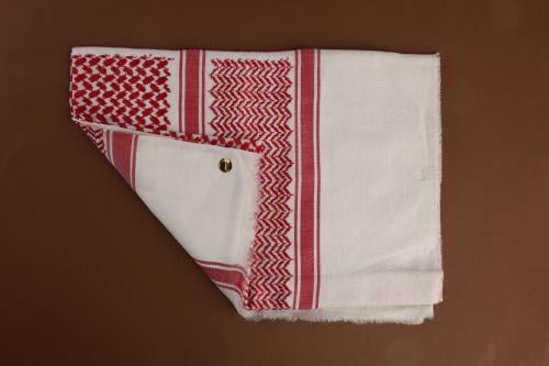 شال صوف نقشة شماغ