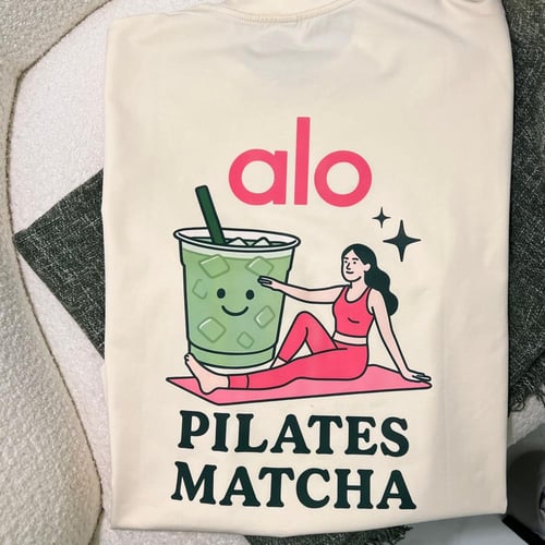 تيشيرت Alo Pilates, Matcha