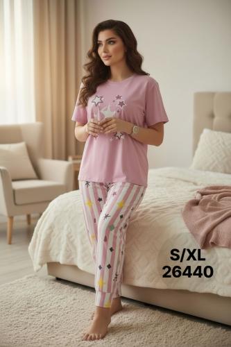بجامة نسائي استرتش S/XL 26440