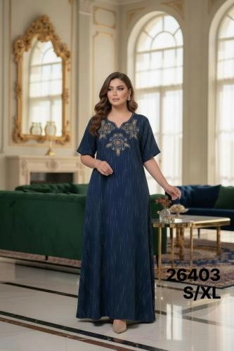 جلابية نسائي مطرز S/XL 26403