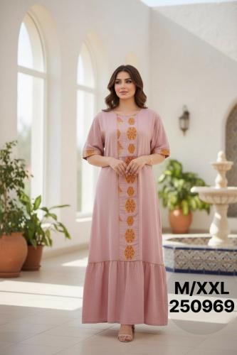 قميص نسائي لينن قطن M/XXL 250978