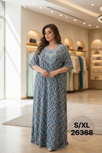 قميص نسائي ريون مطرز S/XL 26368