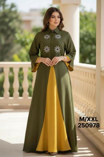 قميص نسائي لينن قطن M/XXL 250978